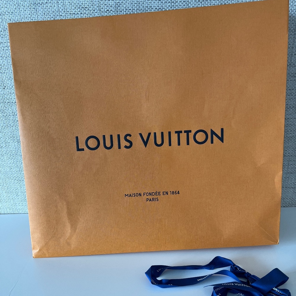 Louis Vuitton Large Gift bag with ribbon